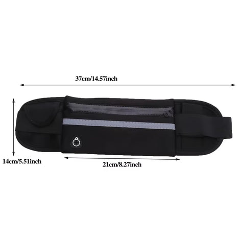 Sport Running Waist Bag for Women Men Comfortable Gym Fanny Bag Safty Tape Cycling Phone Case Running Belt