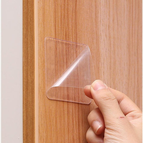 Portable Double Sided Rectangle Tape, 10Pcs High Viscosity Adhesive Tape, Multifunctional Sticky Tape for Home & Office