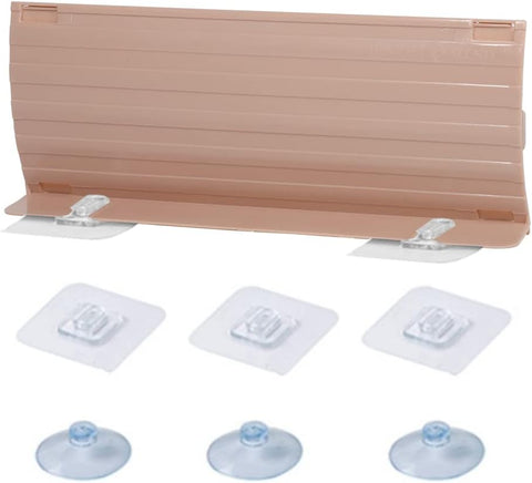 Kitchen Sink Splash Guard, Dish Washing Baffle Board with Suction Cups, Sink Anti-Splash Proof Retaining Plate for Kitchen, Bathroom (Pink)