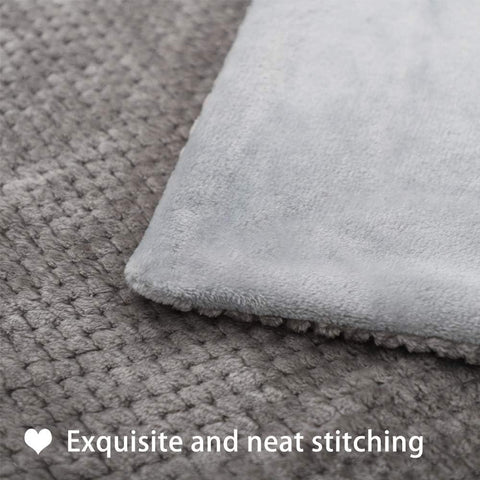 Premium Fluffy Fleece Dog Blanket, Soft and Warm Pet Throw for Dogs & Cats(32X40Inch, Grey)