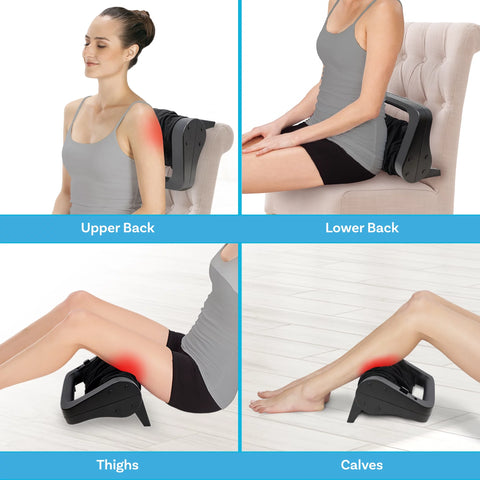 U.S. Jaclean Electric Foot Massager Calf Roller Reflexology Shiatsu Acupressure Massage Reflex Roller