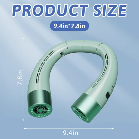 5-Speed Bladeless Rechargeable Portable Neck Fan