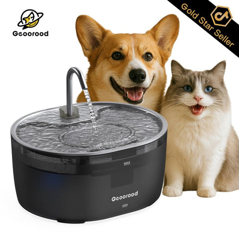 Today'S Deals - Geoorood 3.2L/0.85Gallon/108.2Oz Cat Water Fountain - 304 Stainless Steel, Dual-Mode, LED Alert, 20Db Quiet, Bpa-Free ABS, Pet-Friendly, Dishwasher-Safe #Cozyvibes