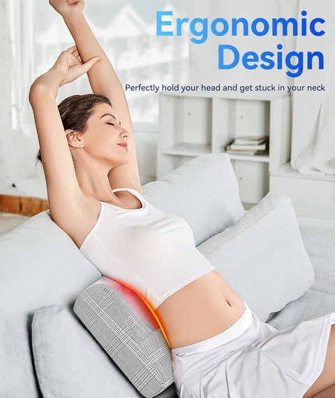 Back Massager, Shiatsu Neck Massager for Pain Relief Deep Tissue with Heat, Electric Kneading Massage Pillow for Back, Shoulder, Foot, Muscle Pain Relief, Gifts for Women/Men/Mom/Dad