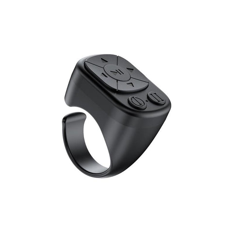 TIK TOK Wireless Page Shifter Tiktok Scroll Button Ring Fingertip Bluetooth Remote Control with Charging Case for Iphone Android Ipad Mobile Phones