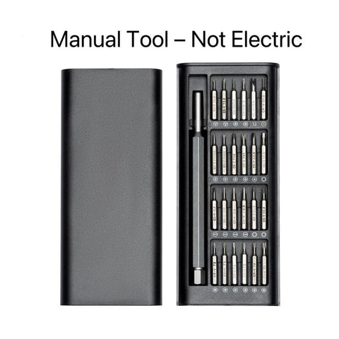 24-In-1 Mini Screwdriver Set (Non-Electric) - Micro Screwdriver Set Suitable for Phones and Computers, Suitable for Repairing Electronics, Glasses, Etc