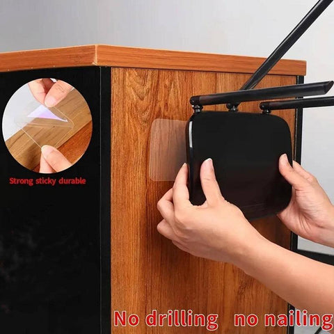 Portable Double Sided Rectangle Tape, 10Pcs High Viscosity Adhesive Tape, Multifunctional Sticky Tape for Home & Office