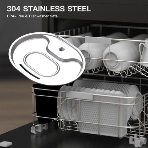 Today'S Deals - Geoorood 3.2L/0.85Gallon/108.2Oz Cat Water Fountain - 304 Stainless Steel, Dual-Mode, LED Alert, 20Db Quiet, Bpa-Free ABS, Pet-Friendly, Dishwasher-Safe #Cozyvibes