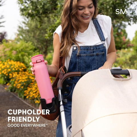 Simple Modern 30Oz Mesa Loop Water Bottle with Straw - Cup Holder Friendly Insulated Stainless Steel Bottles for Travel, Sports and School