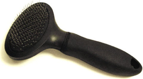 Slicker Brush for Cats, Pet Hair Brush for Shedding, Removes Loose Undercoat, Ergonomic Handle, Smaller Head for Cats