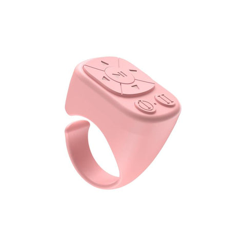 TIK TOK Wireless Page Shifter Tiktok Scroll Button Ring Fingertip Bluetooth Remote Control with Charging Case for Iphone Android Ipad Mobile Phones