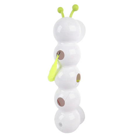 Caterpillar Teasing Cat Toy Motion Activated Kitten Toy Rechargeable Automatic Cat Toy with Tail for Bored Indoor Cats