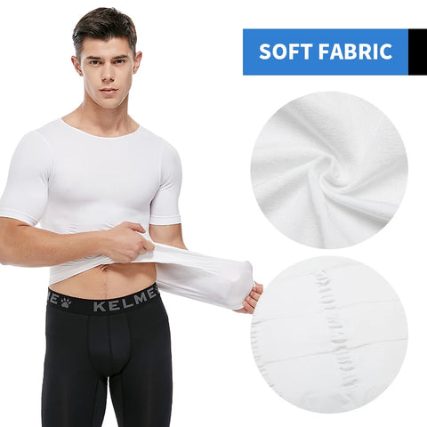 Men'S Slimming Body Shapewear Posture Vest Tummy Abdomen Corrector Compression Body Modeling Fat Burner Chest Tummy Shirt Corset